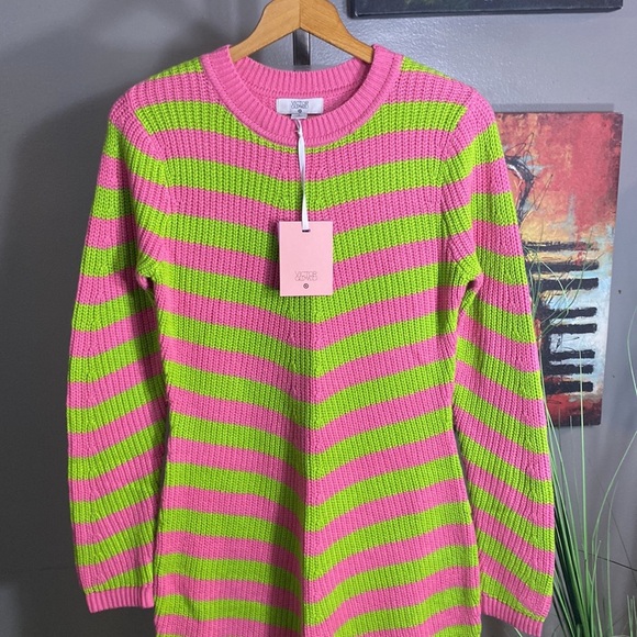 Victor Glemaud small striped knit sweater dress - Picture 2 of 16